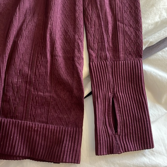 Lululemon burgundy high neck top - Picture 2 of 3